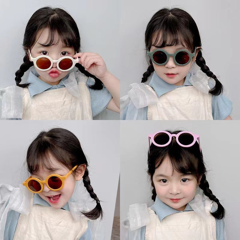 Kids’ Vintage Round Sunglasses – 1-7 Years Sunshade – Kids Fashion Nepal | Tudoholic