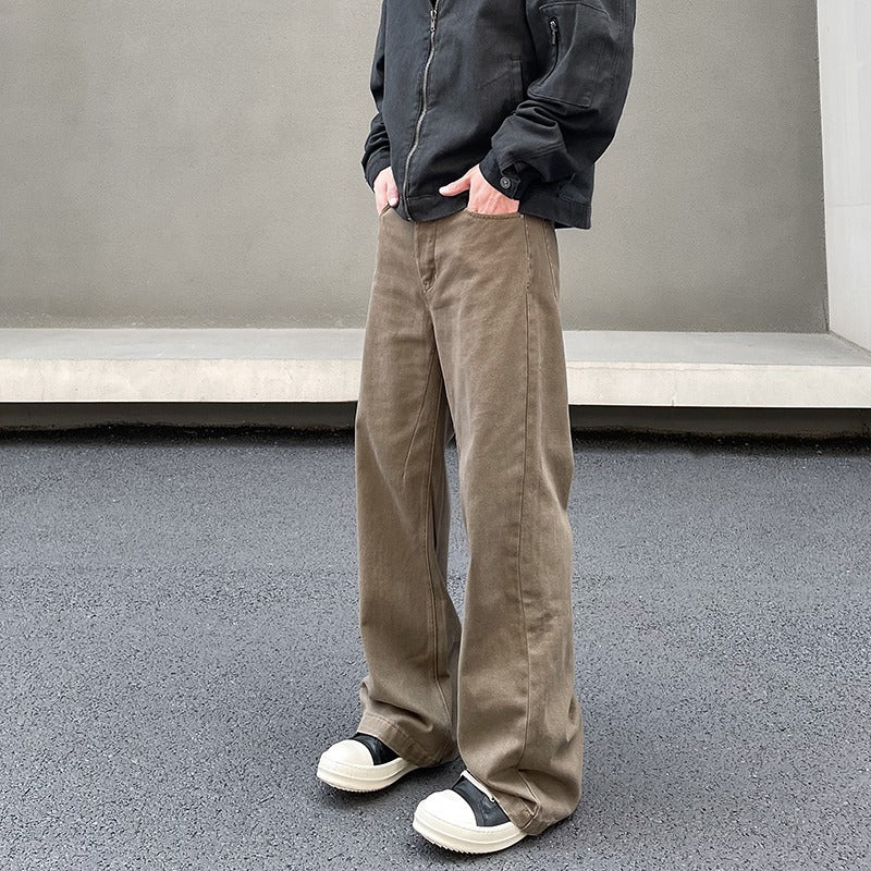 Maillard Brown Retro Bootcut Jeans