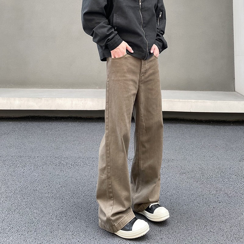 Maillard Brown Retro Bootcut Jeans