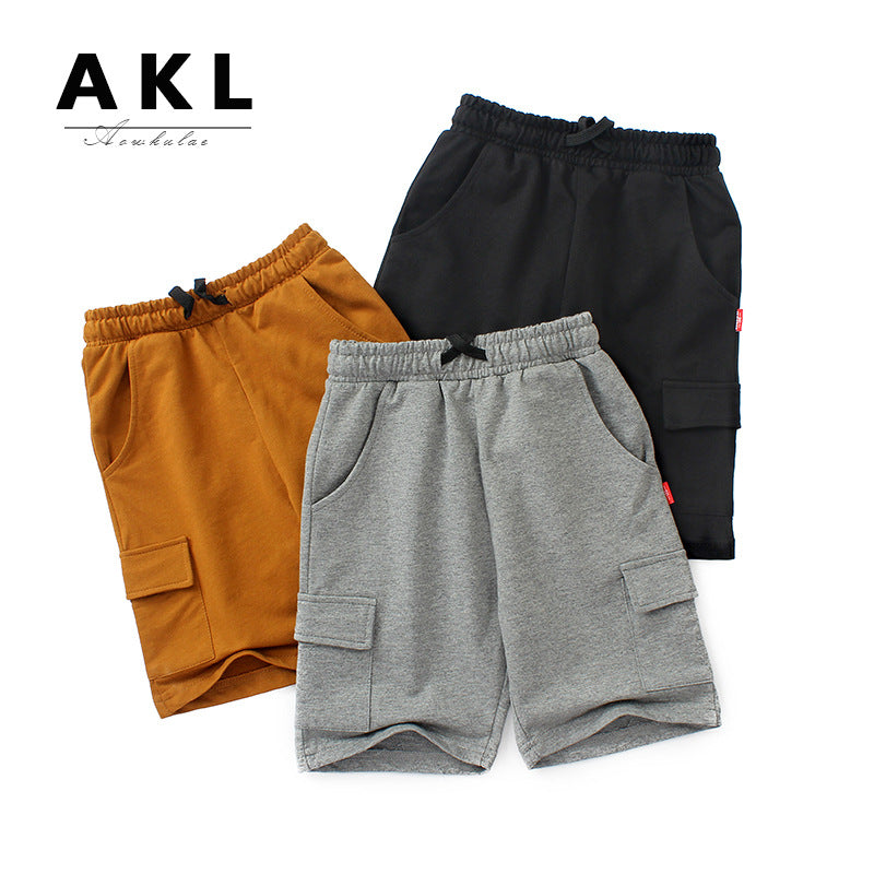 Boys’ Summer Crane Pants – Lightweight Solid Color Shorts – Summer Kids Fashion Nepal | Tudoholic