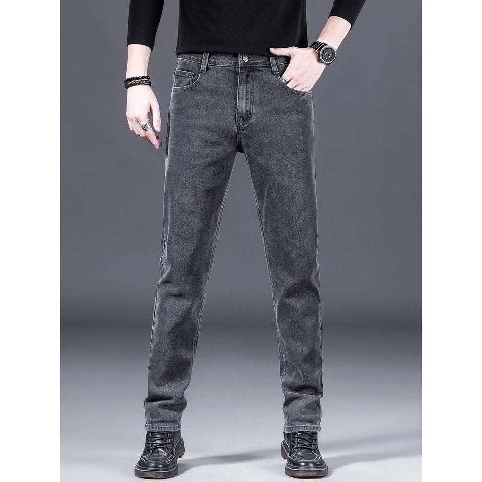 Slim Straight Versatile Casual Jeans