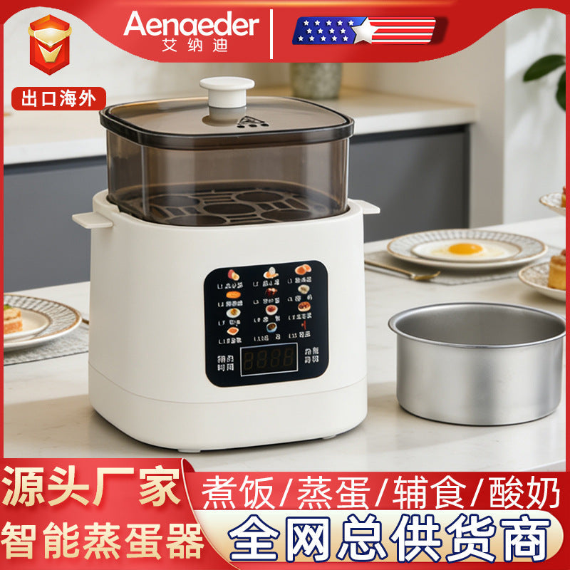 2026 Smart 12-Function "Hot Spring Egg" Intelligent Steamer