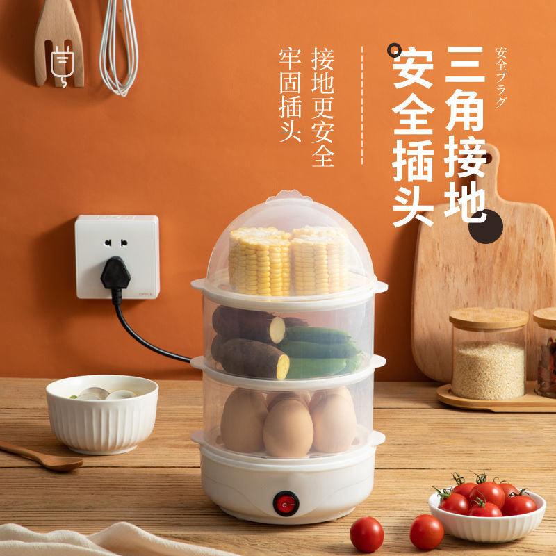 2026 Smart Multi-Layer Household Egg Steamer & Breakfast Machine