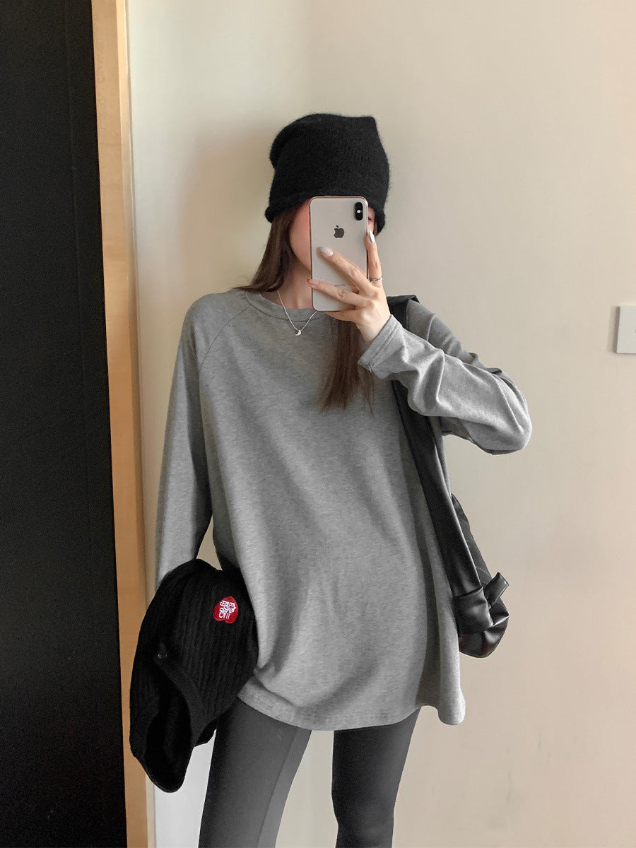 Shark Pants Women Loose Winter Base Sweater Top