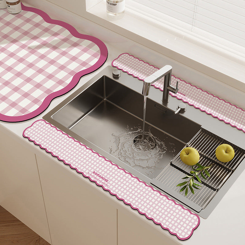 Diatom Mud Faucet Drain Mat: The Ultimate Countertop Protector