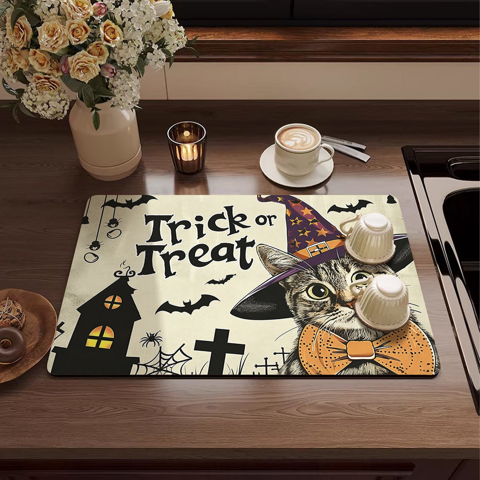 Halloween Cross-Border Bathroom Absorbent Floor Mat