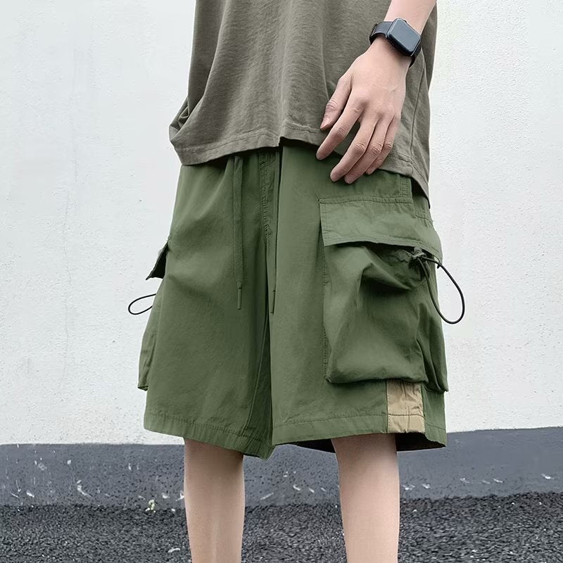 Men’s Retro Workwear Loose Summer Shorts
