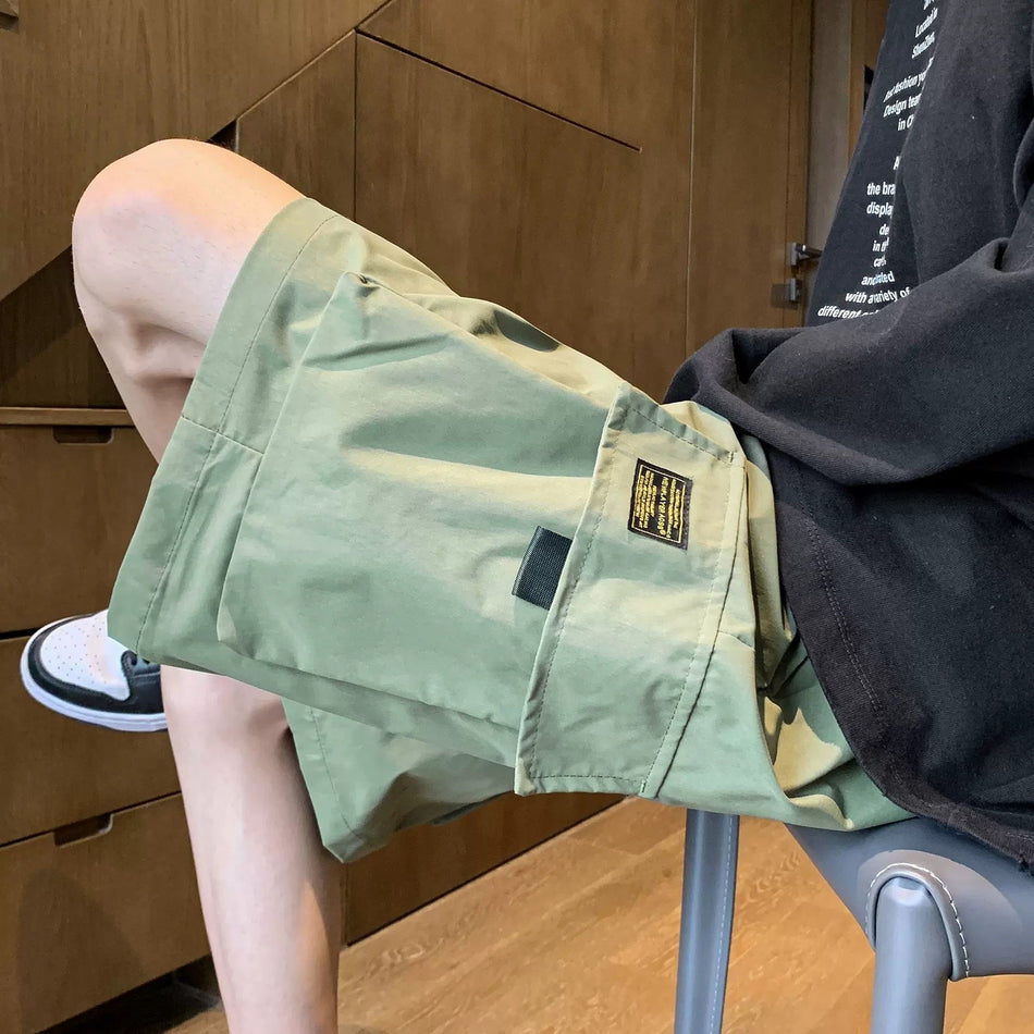 Men’s Japanese Style Large Pocket Shorts