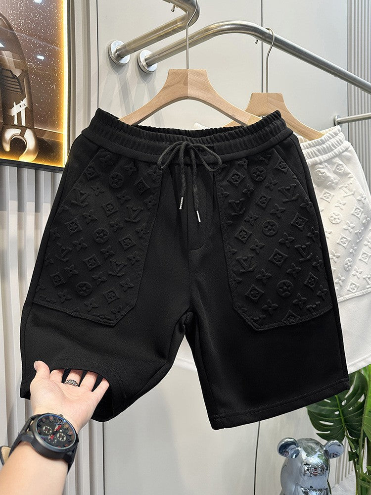 Men’s Luxury Embossed Casual Summer Shorts