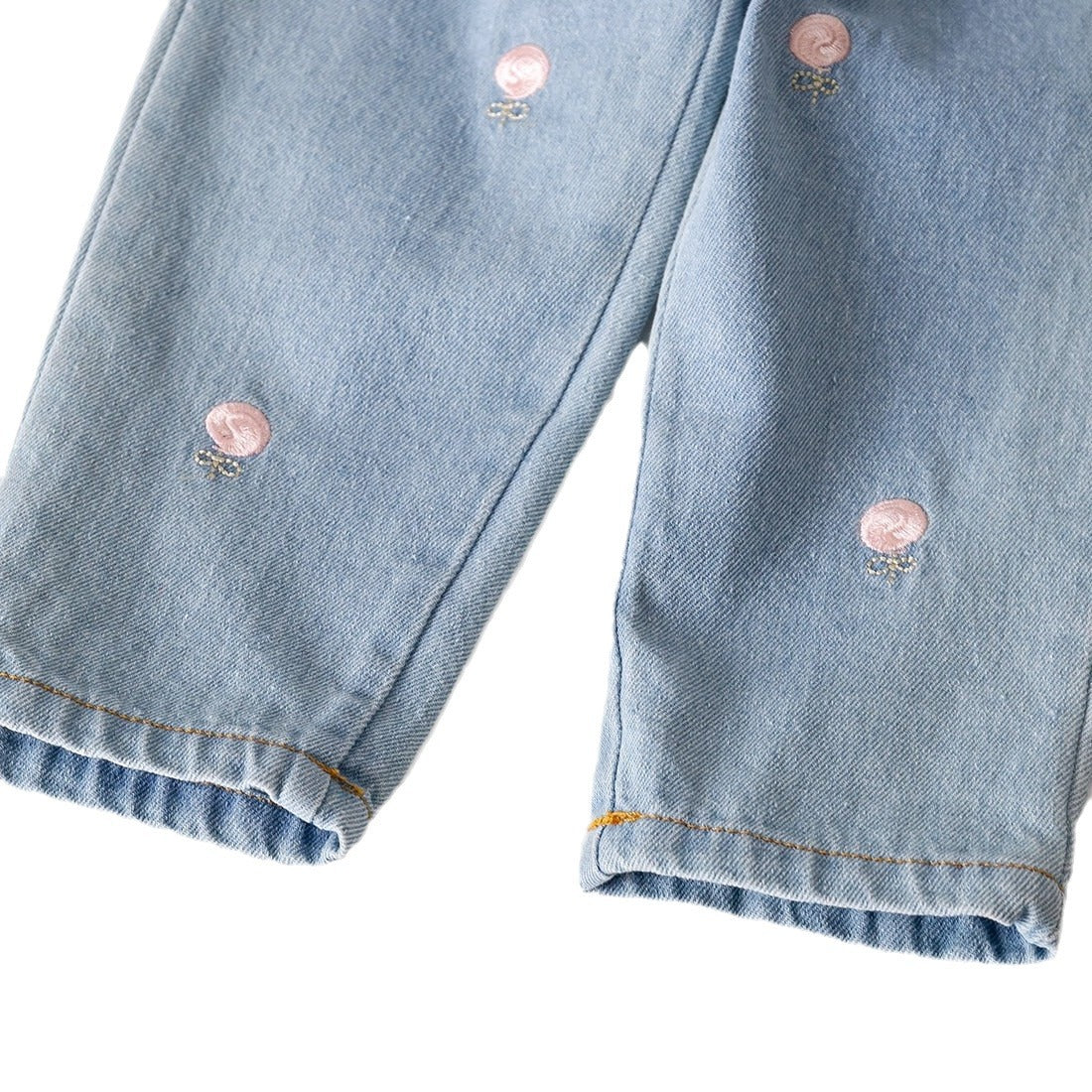 Girls Loose Straight Jeans Korean Style Casual Pants – Kids Fashion Nepal | Tudoholic
