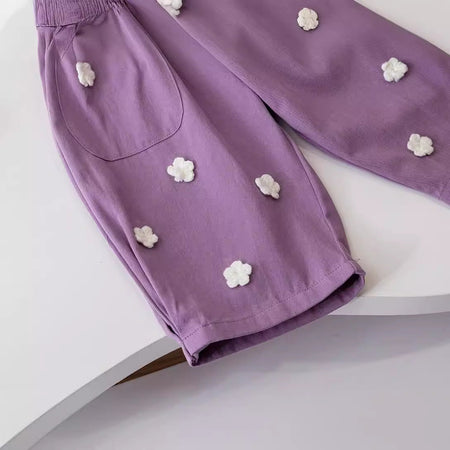 Girls Korean Style Casual Pants Spring Fashion 2023 – Spring Autumn Kids Fashion Nepal | Tudoholic
