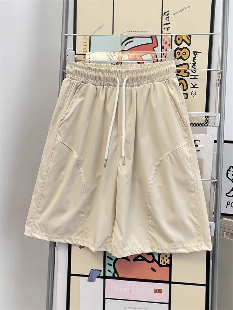 Men’s Ice Silk Quick-Dry Sports Casual Shorts