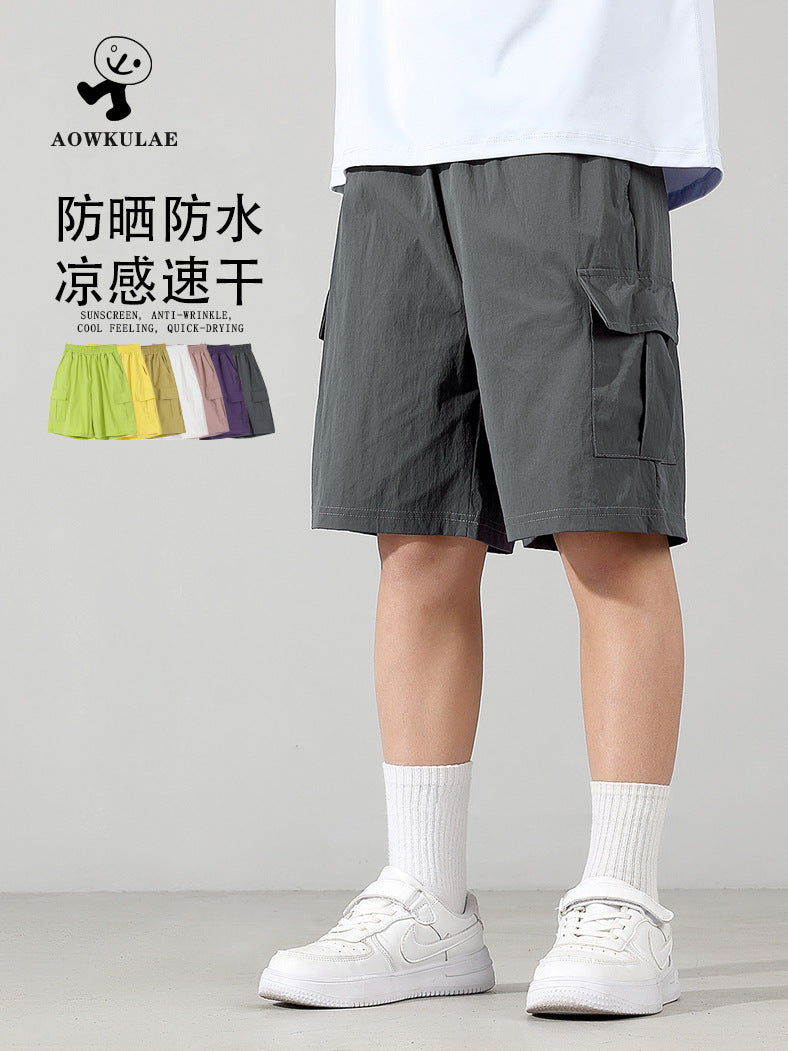 Kids’ Korean Style Summer Shorts – Lightweight Waterproof – Summer Kids Fashion Nepal | Tudoholic