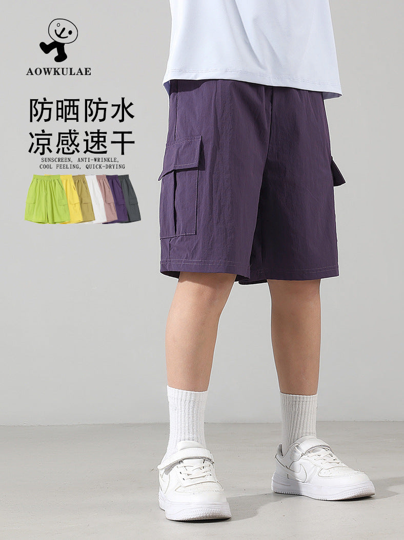 Kids’ Korean Style Summer Shorts – Lightweight Waterproof – Summer Kids Fashion Nepal | Tudoholic
