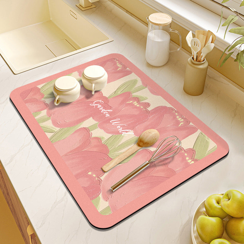 Modern Fresh-Air Diatom Mud Kitchen & Table Mat