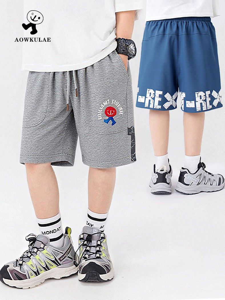 Boys’ Korean Summer Sports Shorts – Embroidered Pants – Summer Kids Fashion Nepal | Tudoholic