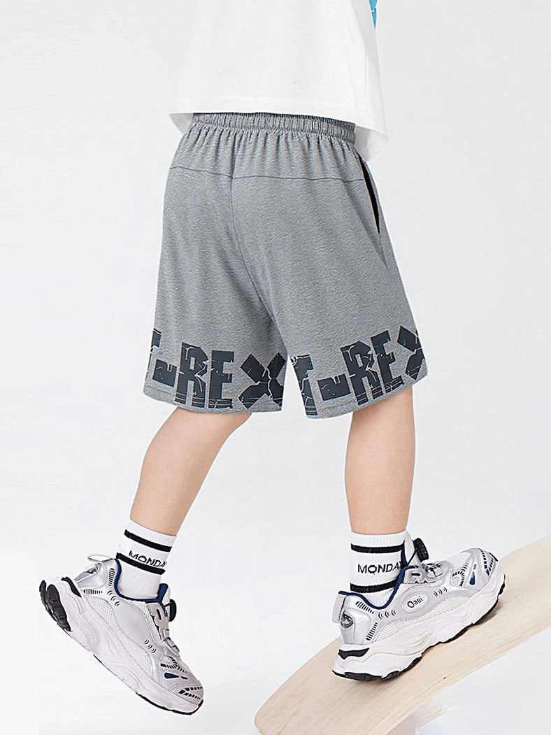 Boys’ Korean Summer Sports Shorts – Embroidered Pants – Summer Kids Fashion Nepal | Tudoholic