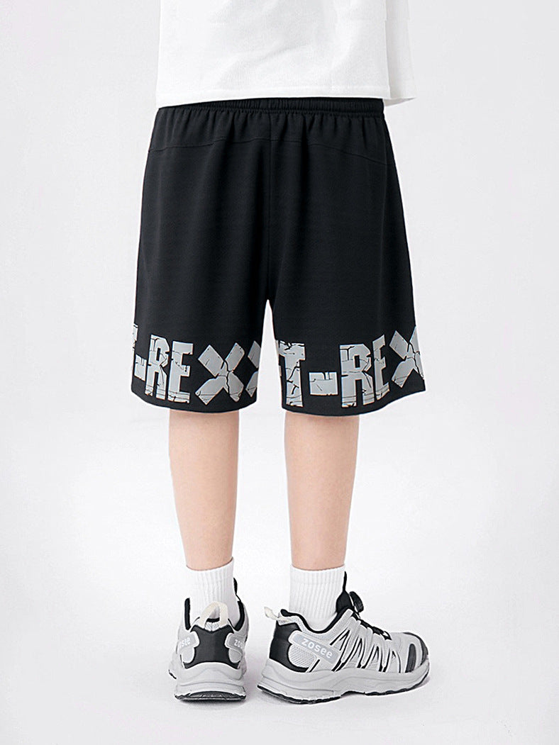 Boys’ Korean Summer Sports Shorts – Embroidered Pants – Summer Kids Fashion Nepal | Tudoholic
