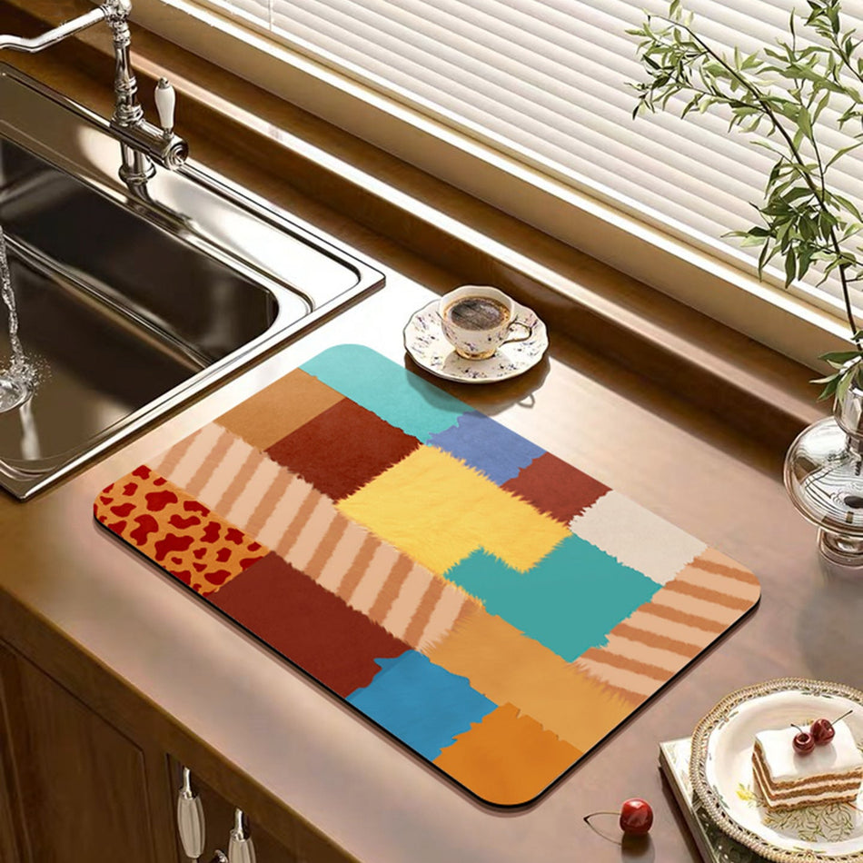 High-End American-Style Soft Diatom Mud Kitchen Mat