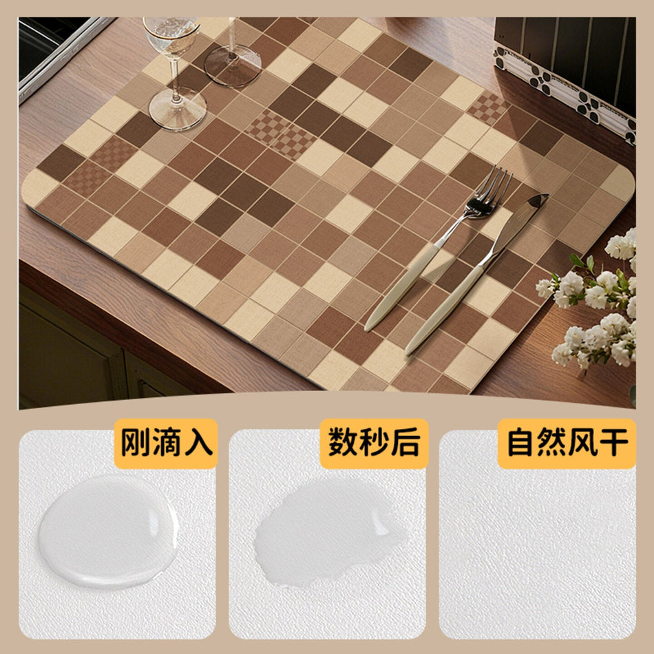 High-End American-Style Soft Diatom Mud Kitchen Mat