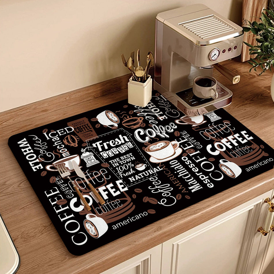 American Style Diatom Mud Kitchen & Coffee Station Mat