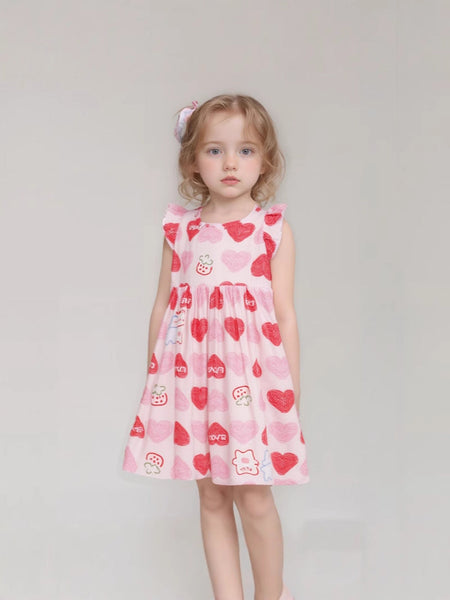 Girls Summer Floral Princess Dress Cotton Silk 2025 – Summer Kids Fashion Nepal | Tudoholic