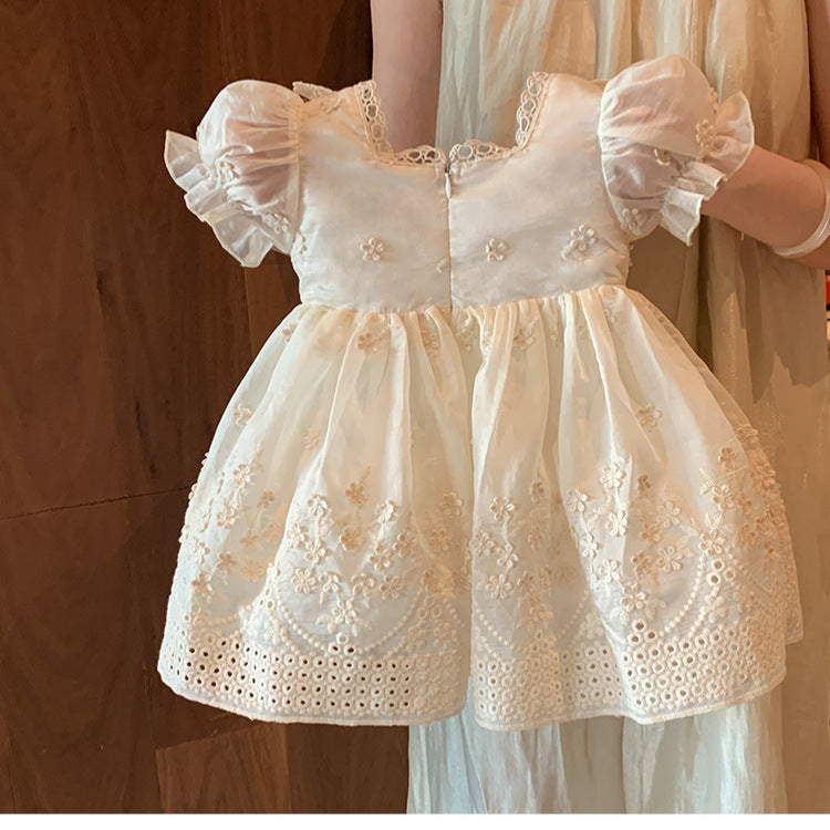 Girls French Lolita Princess Summer Dress 2025 – Summer Kids Fashion Nepal | Tudoholic