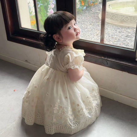 Girls French Lolita Princess Summer Dress 2025 – Summer Kids Fashion Nepal | Tudoholic