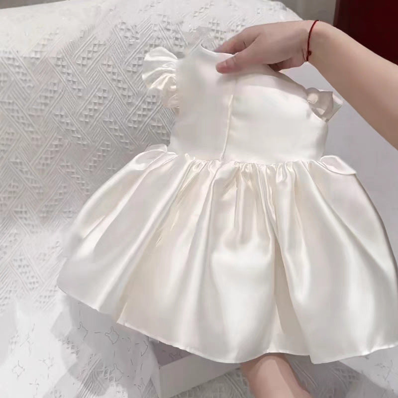 Girls First Birthday Princess Flower Girl Dress Autumn – Spring Autumn Kids Fashion Nepal | Tudoholic