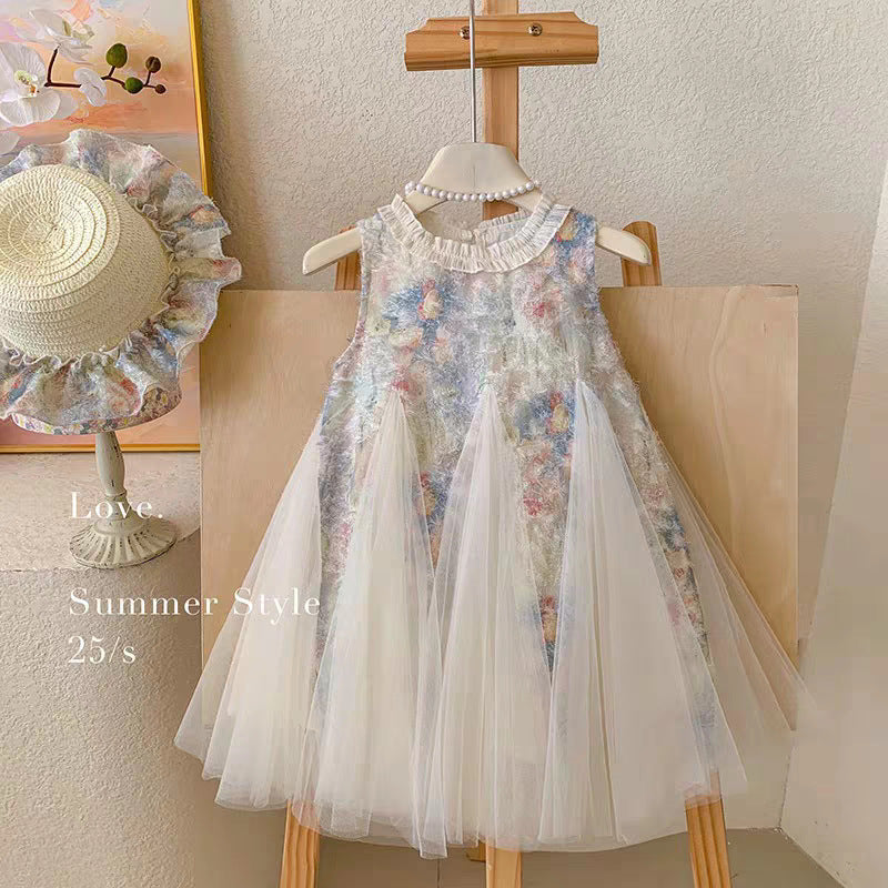 Girls Summer Princess Mesh Skirt Dress New Fashion – Summer Kids Fashion Nepal | Tudoholic