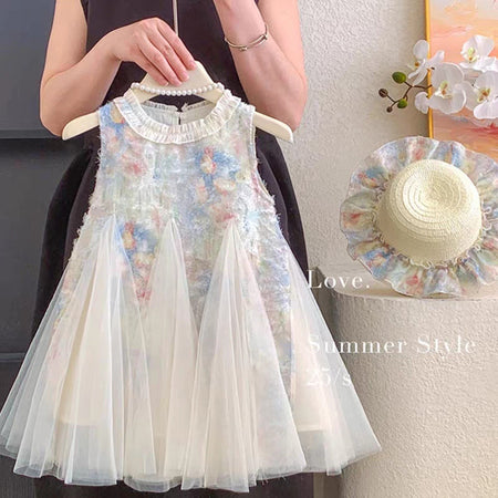 Girls Summer Princess Mesh Skirt Dress New Fashion – Summer Kids Fashion Nepal | Tudoholic