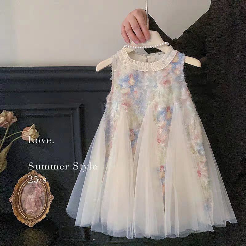 Girls Summer Princess Mesh Skirt Dress New Fashion – Summer Kids Fashion Nepal | Tudoholic