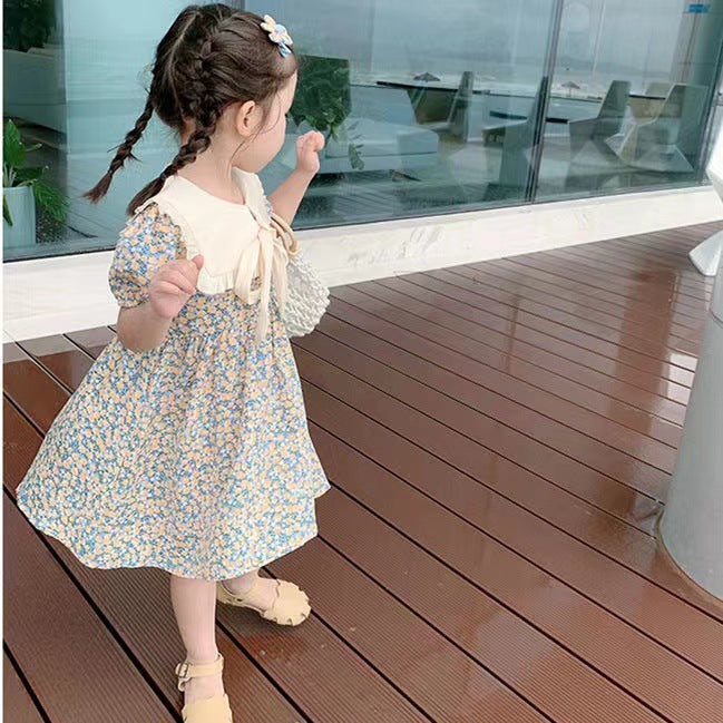 Girls Floral Summer Princess Dress 2025 Fashion – Summer Kids Fashion Nepal | Tudoholic