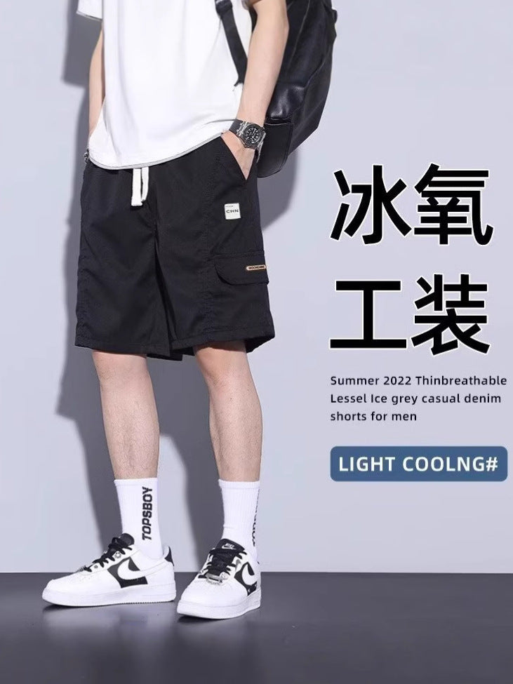 Men’s Loose Tooling Straight Summer Shorts