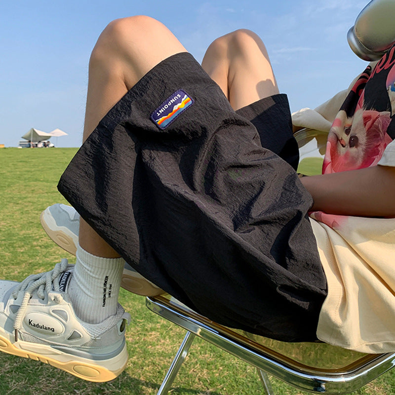 Men’s Japanese Style Khaki Quick-Dry Casual Shorts