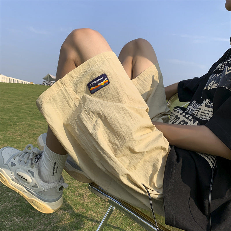 Men’s Japanese Style Khaki Quick-Dry Casual Shorts