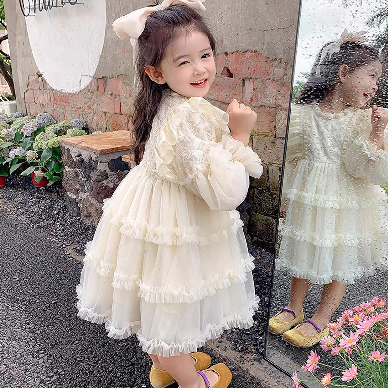 Girls Lace Lolita Tutu Princess Dress Birthday Dress – Kids Fashion Nepal | Tudoholic