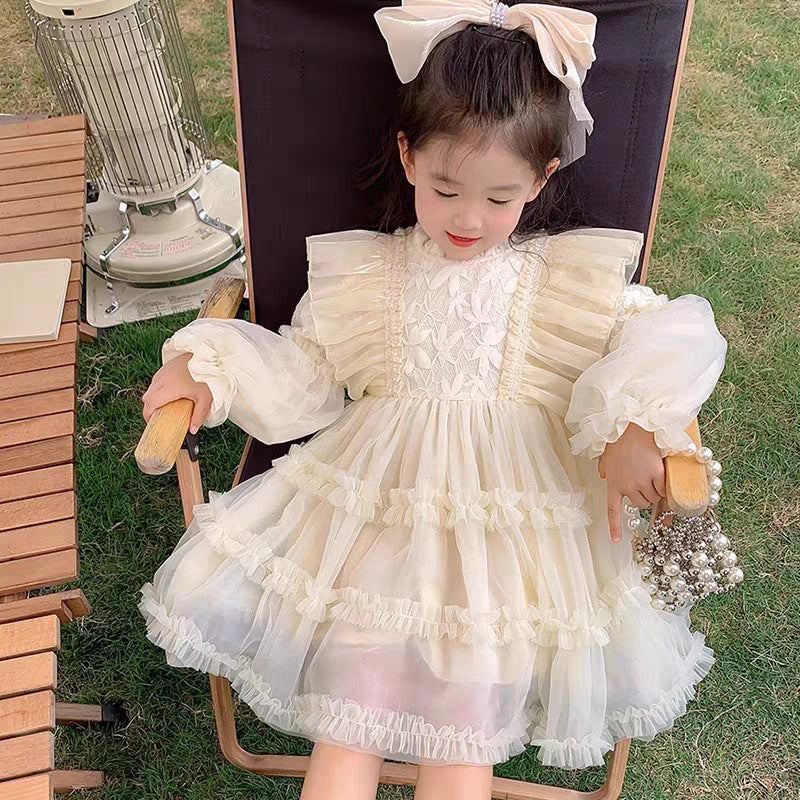 Girls Lace Lolita Tutu Princess Dress Birthday Dress – Kids Fashion Nepal | Tudoholic