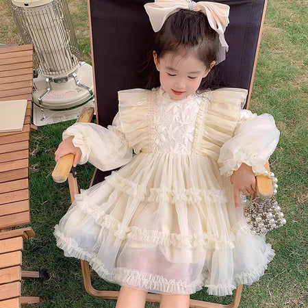 Girls Lace Lolita Tutu Princess Dress Birthday Dress – Kids Fashion Nepal | Tudoholic