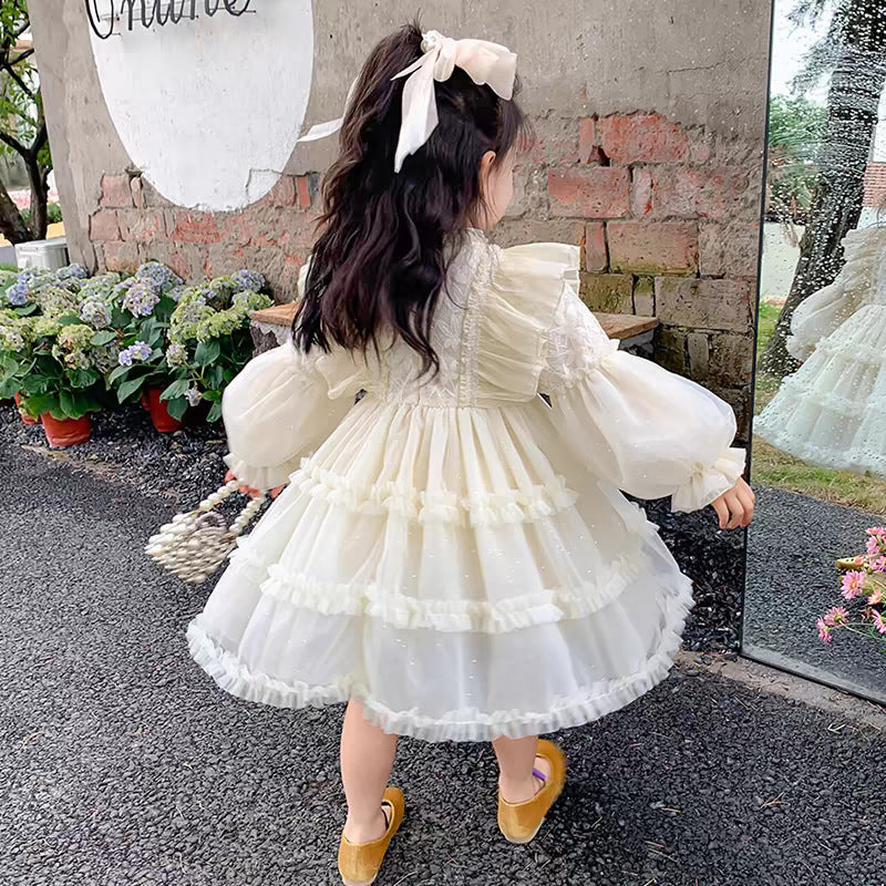 Girls Lace Lolita Tutu Princess Dress Birthday Dress – Kids Fashion Nepal | Tudoholic