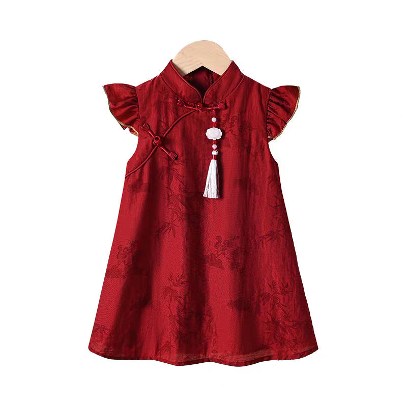 Girls Han Dynasty Cheongsam Princess Dress Summer – Summer Kids Fashion Nepal | Tudoholic