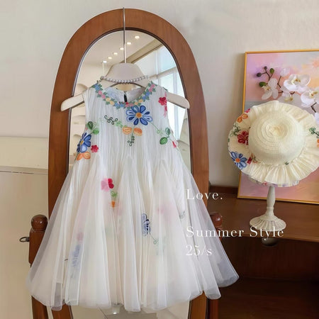 Girls Sleeveless Princess Vest Dress Summer New Style – Summer Kids Fashion Nepal | Tudoholic