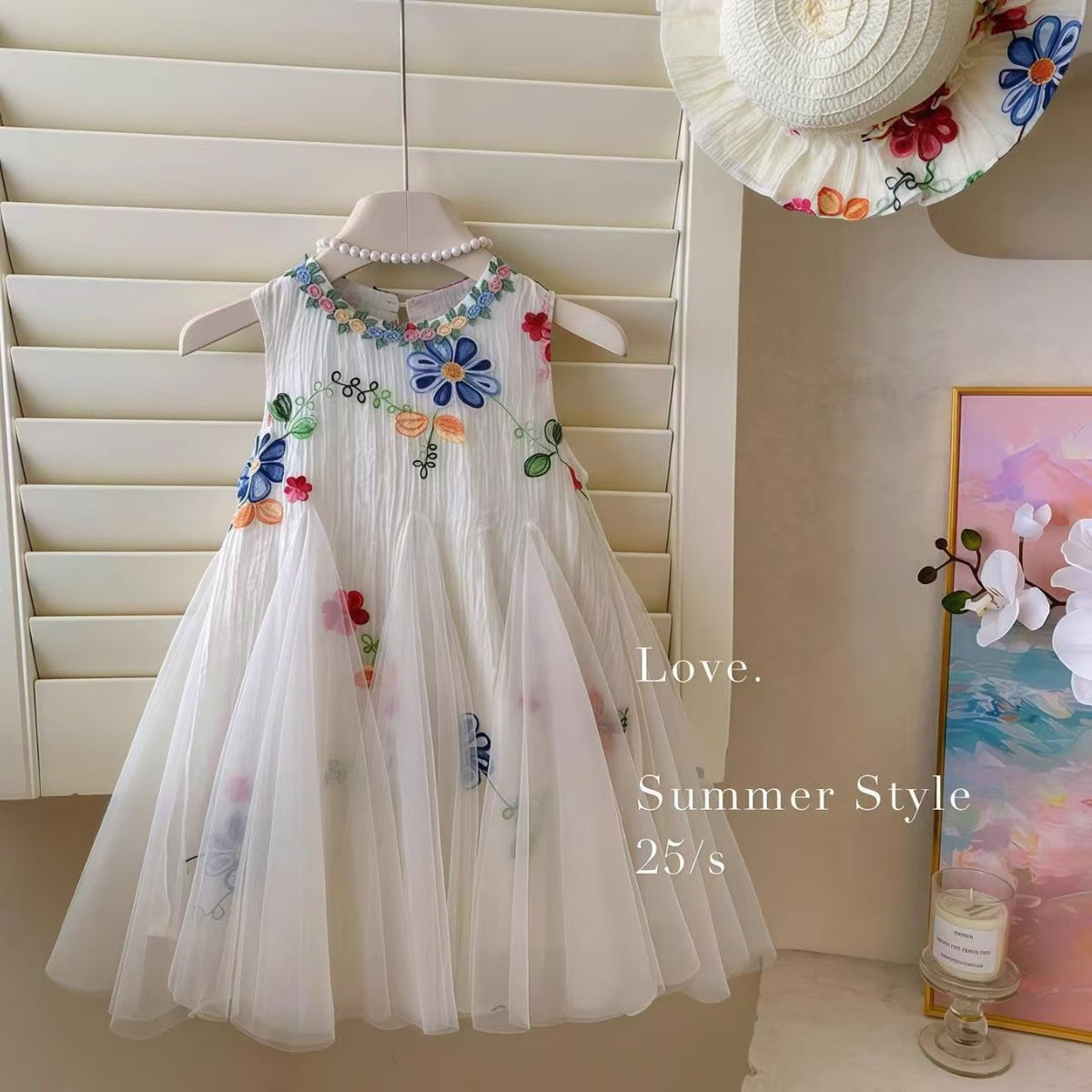 Girls Sleeveless Princess Vest Dress Summer New Style – Summer Kids Fashion Nepal | Tudoholic