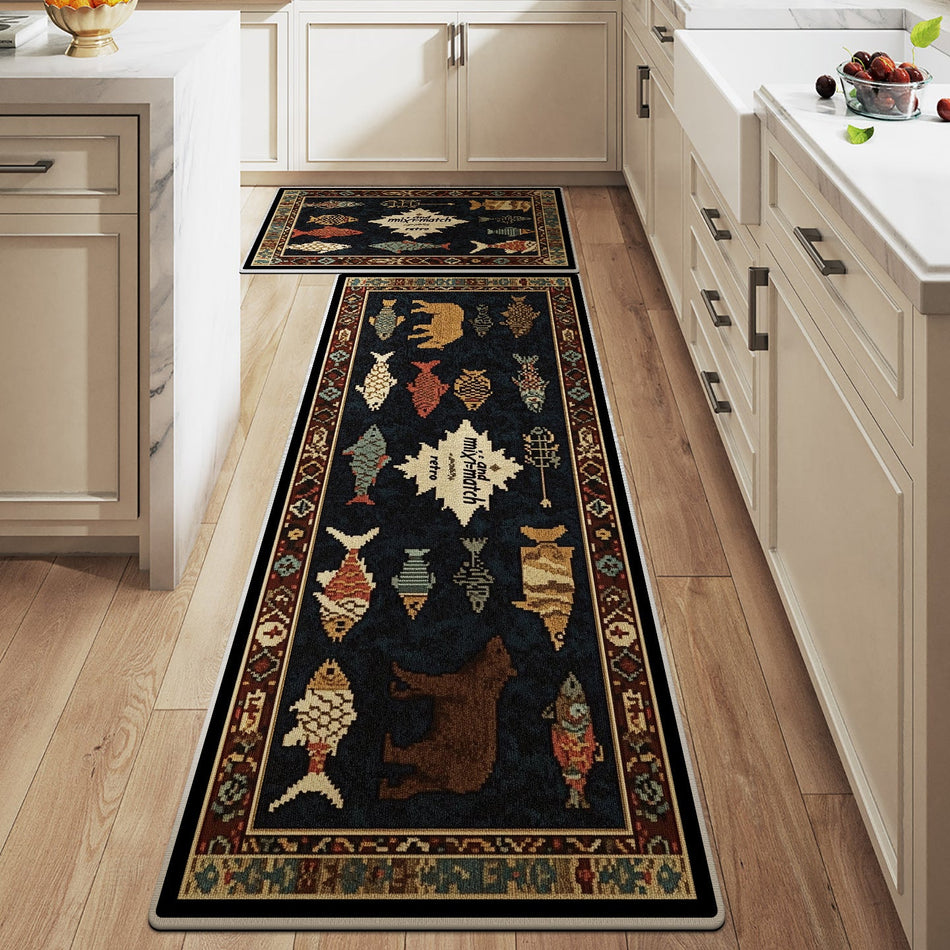Fine Cashmere "Cross-Border" Kitchen & Entrance Floor Mat