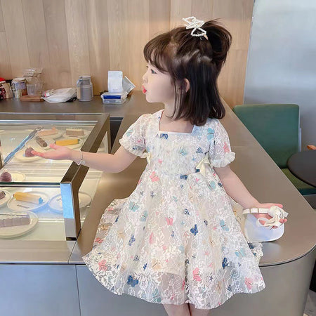 Baby Girls Tulle Princess Dress Summer 2026 Fashion – Summer Toddler Fashion Nepal | Tudoholic