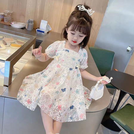 Baby Girls Tulle Princess Dress Summer 2026 Fashion – Summer Toddler Fashion Nepal | Tudoholic