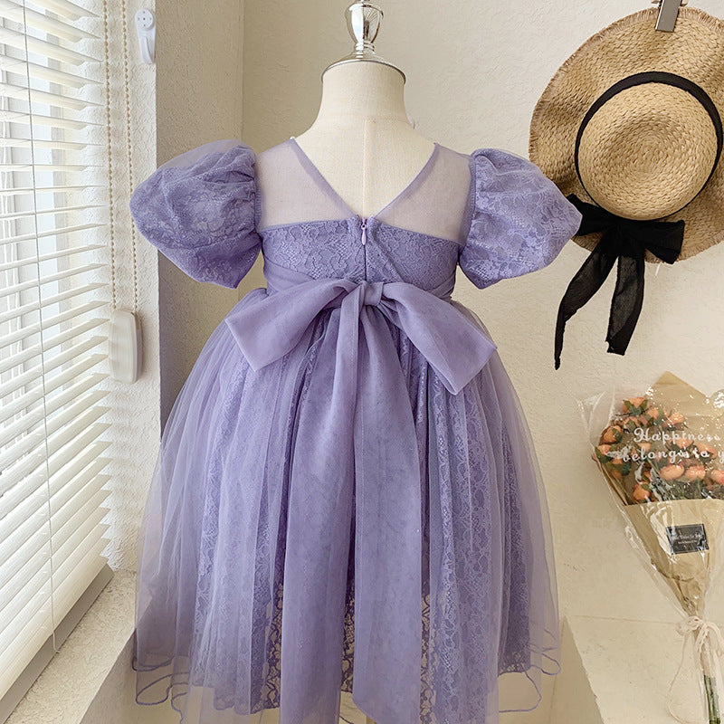 Girls Flower Girl Princess Dress Wedding Summer New – Summer Kids Fashion Nepal | Tudoholic