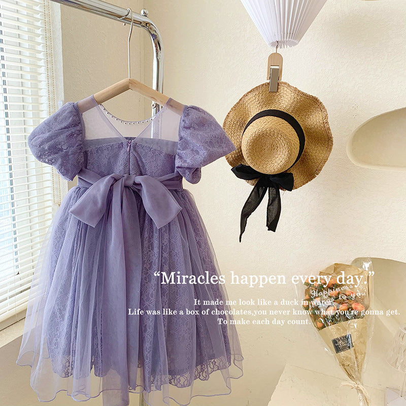 Girls Flower Girl Princess Dress Wedding Summer New – Summer Kids Fashion Nepal | Tudoholic