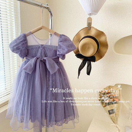 Girls Flower Girl Princess Dress Wedding Summer New – Summer Kids Fashion Nepal | Tudoholic