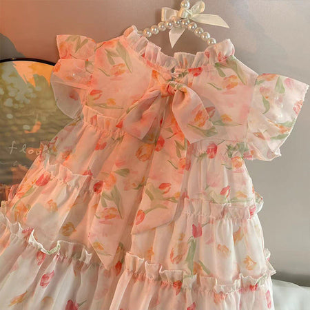 Girls Korean Princess Dress Summer 2025 Fashion – Summer Kids Fashion Nepal | Tudoholic